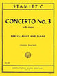 CONCERTO #3 IN B FLAT CLARINET SOLO cover